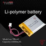 10000mah lithium polymer battery cell